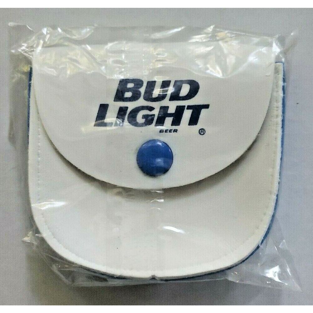 Rare Vintage 1980's Bud Light Belt Pouch New Old Stock